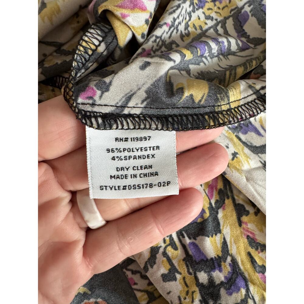 Collective Concepts Multicolor Pattern Dress Size… - image 7